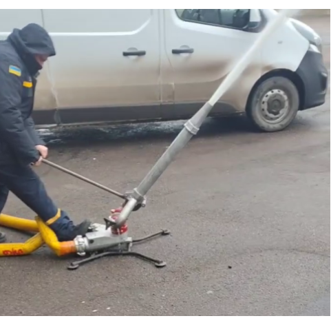 Bagażnik przenośnego wozu strażackiego SLK-P20